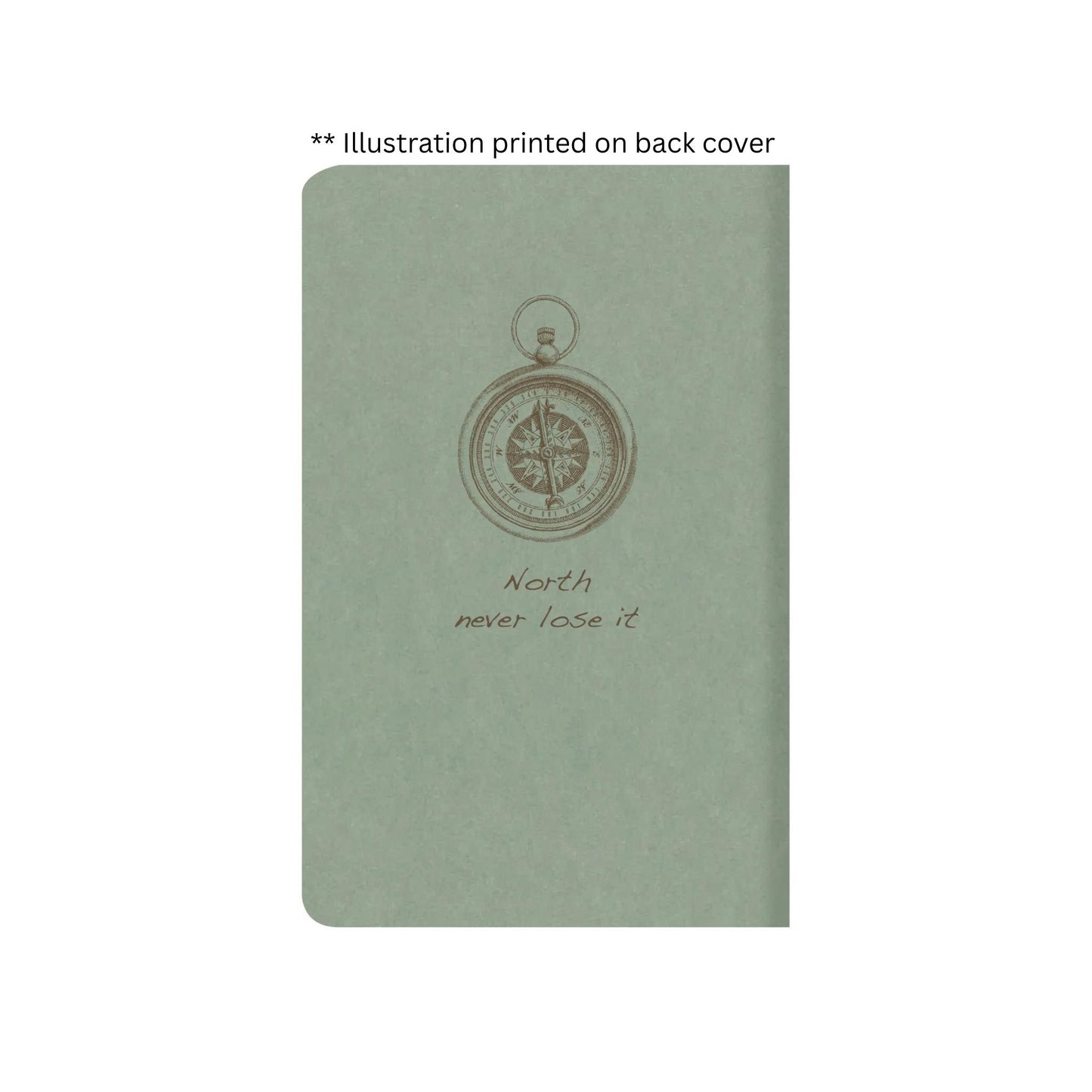 Clairefontaine - Flying Spirit Lined Cahier Notebook: Eucalyptus Green - North