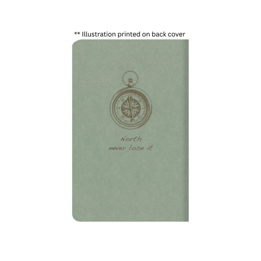 Clairefontaine - Flying Spirit Lined Cahier Notebook: Eucalyptus Green - North
