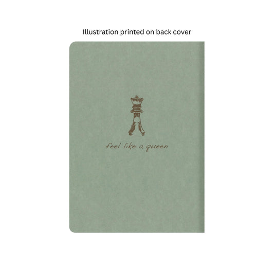 Clairefontaine - Flying Spirit Lined A5 Cahier Notebook: Eucalyptus Green - Queen