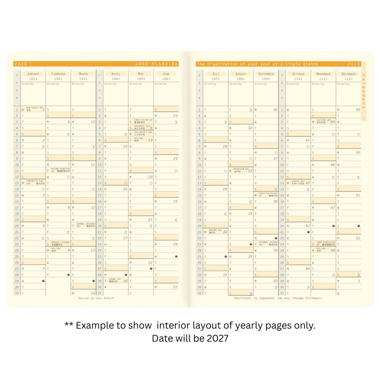 Rhodia - 2027 Monthly Planner - 16 Month - A5 - Orange