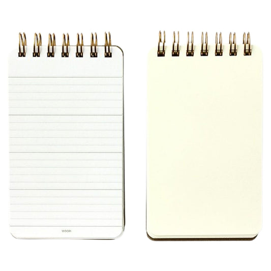 MIDORI - Grain Memo - Bonded Leather Cover - Notepad - Pocket Size - Dark Brown