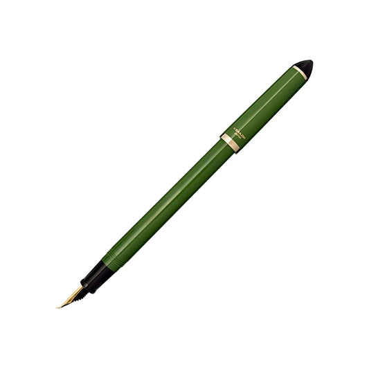 Sailor - Fude DE Mannen Calligraphy Fountain Pen 55 Degree Nib - Green