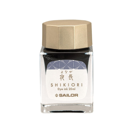 Sailor - Shikiori Four Seasons Ink Bottle 20ml - Yonaga (Blue-Black)