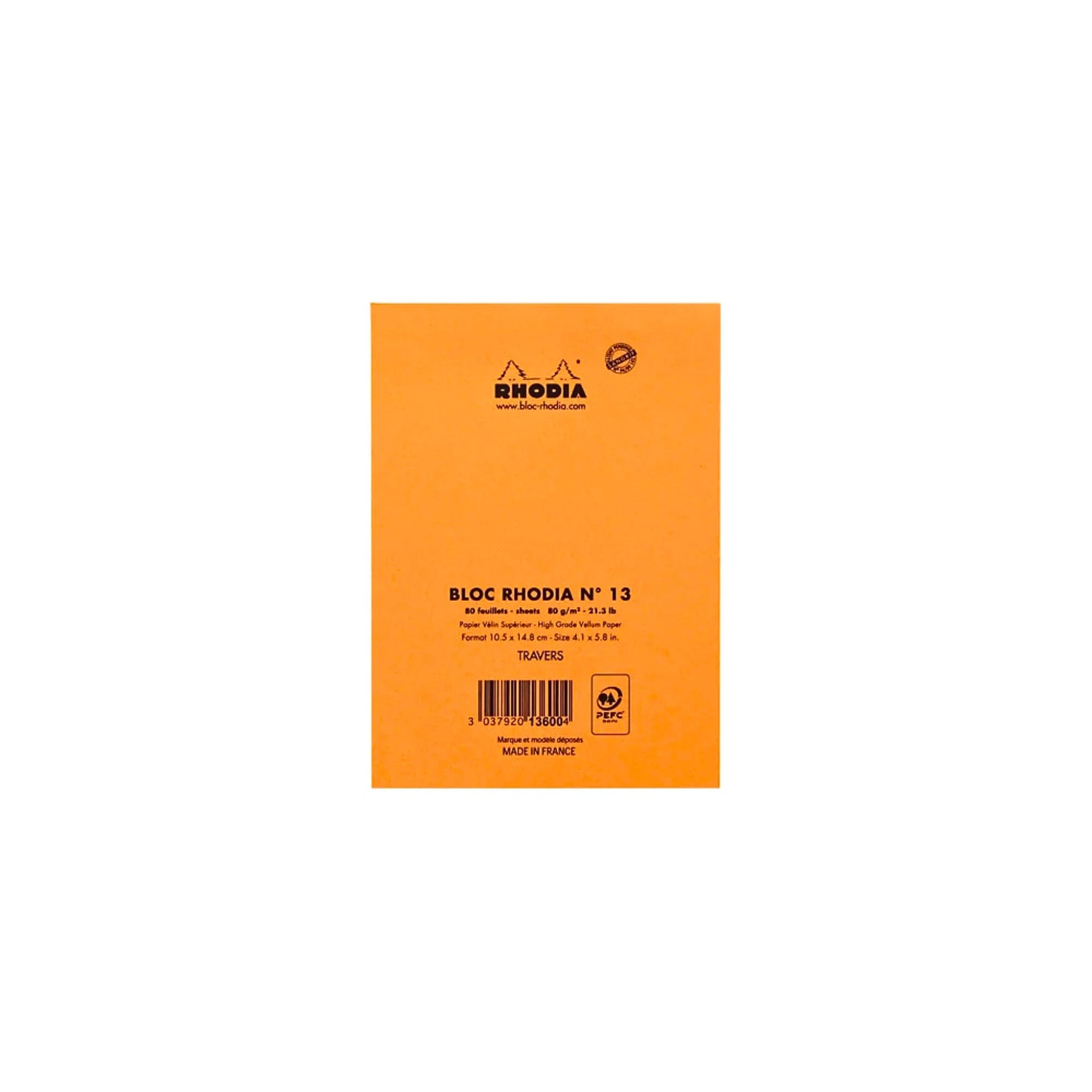 Rhodia - Cuaderno de espiral superior núm. 11 A7 cuadrícula/punteado - Pavo Real