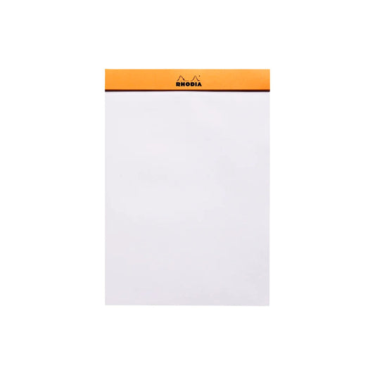 Rhodia - No. 16 - Head Stapled - Notepad - A5 - Blank - Orange