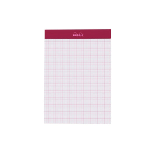 Rhodia - No. 16 Top Stapled Notepad A5 Grid/Graph - Plum