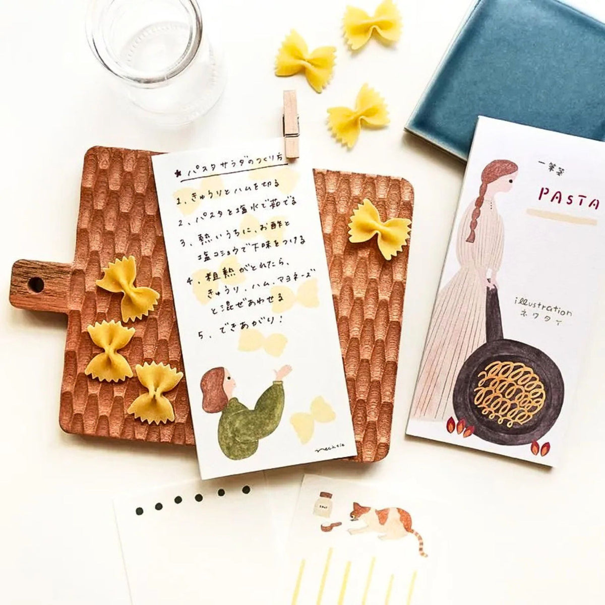 Cozyca Products - Necktie - Notepad - Pasta