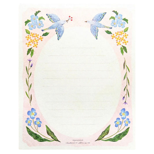Cozyca Products - Midori Asano - Letter Set - Flower Birds