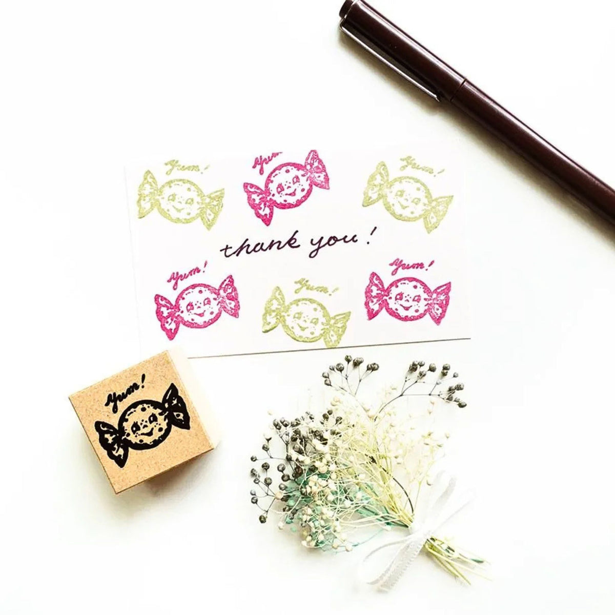 Cozyca Products - Fragola - Rubber Stamp - Candy