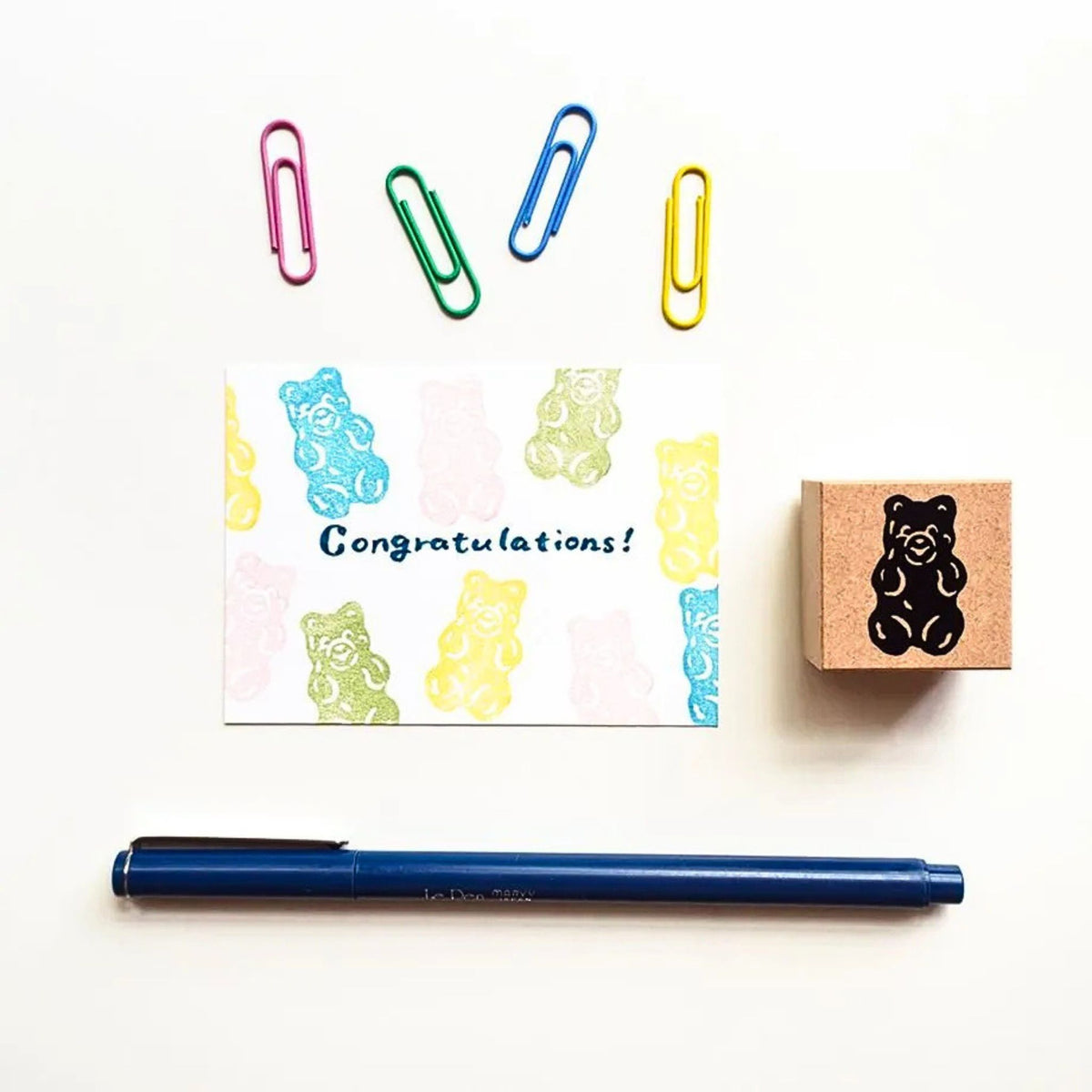 Cozyca Products - Fragola - Rubber Stamp - Sweet Bear