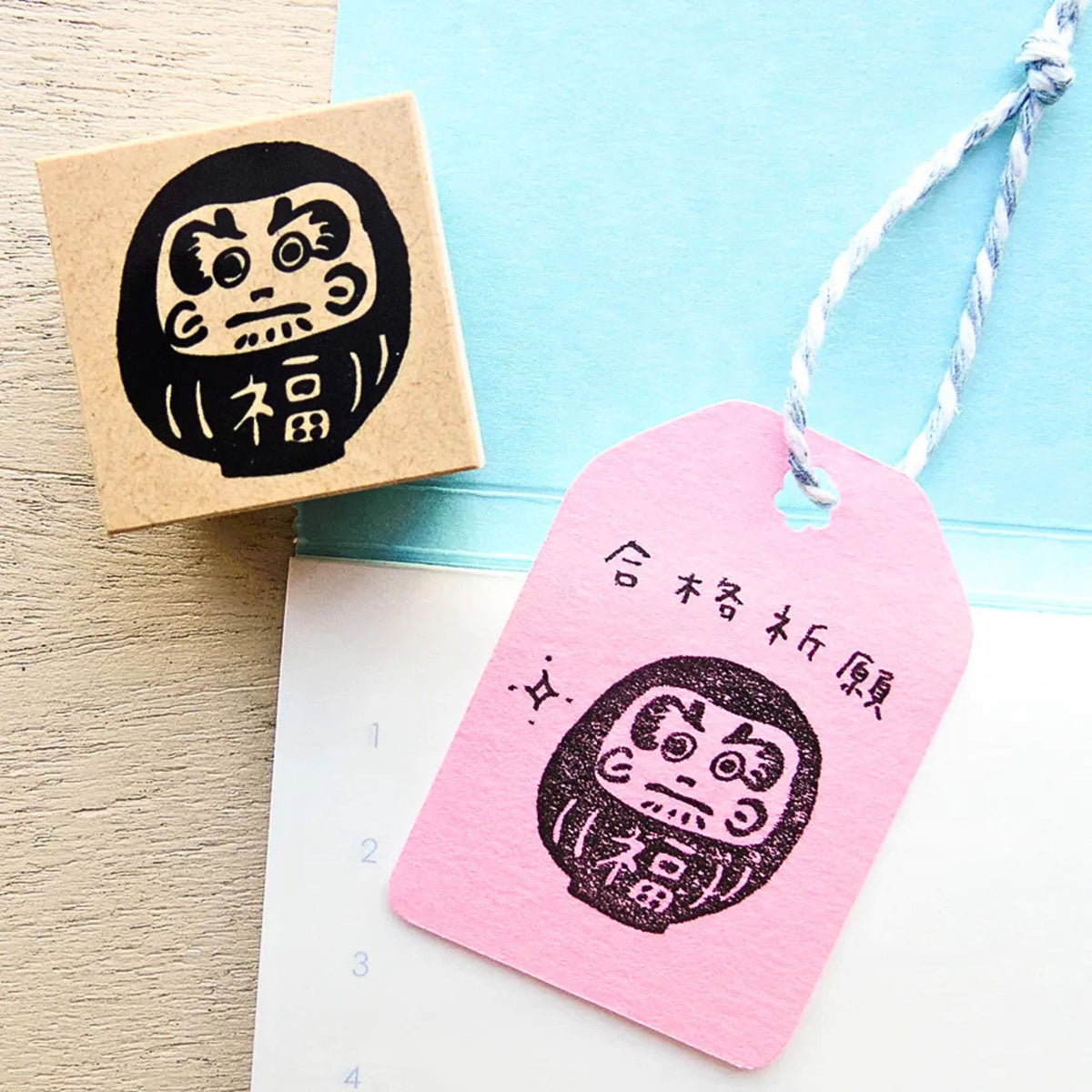 Cozyca Products - Ai Okino - Rubber Stamp - Daruma