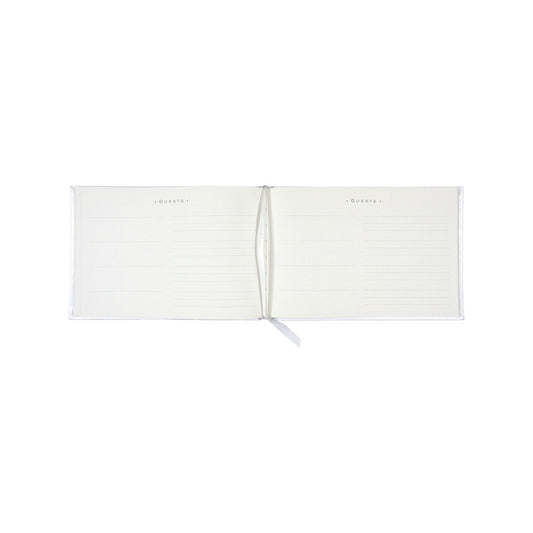 Peter Pauper Press - White Leather Guest Book