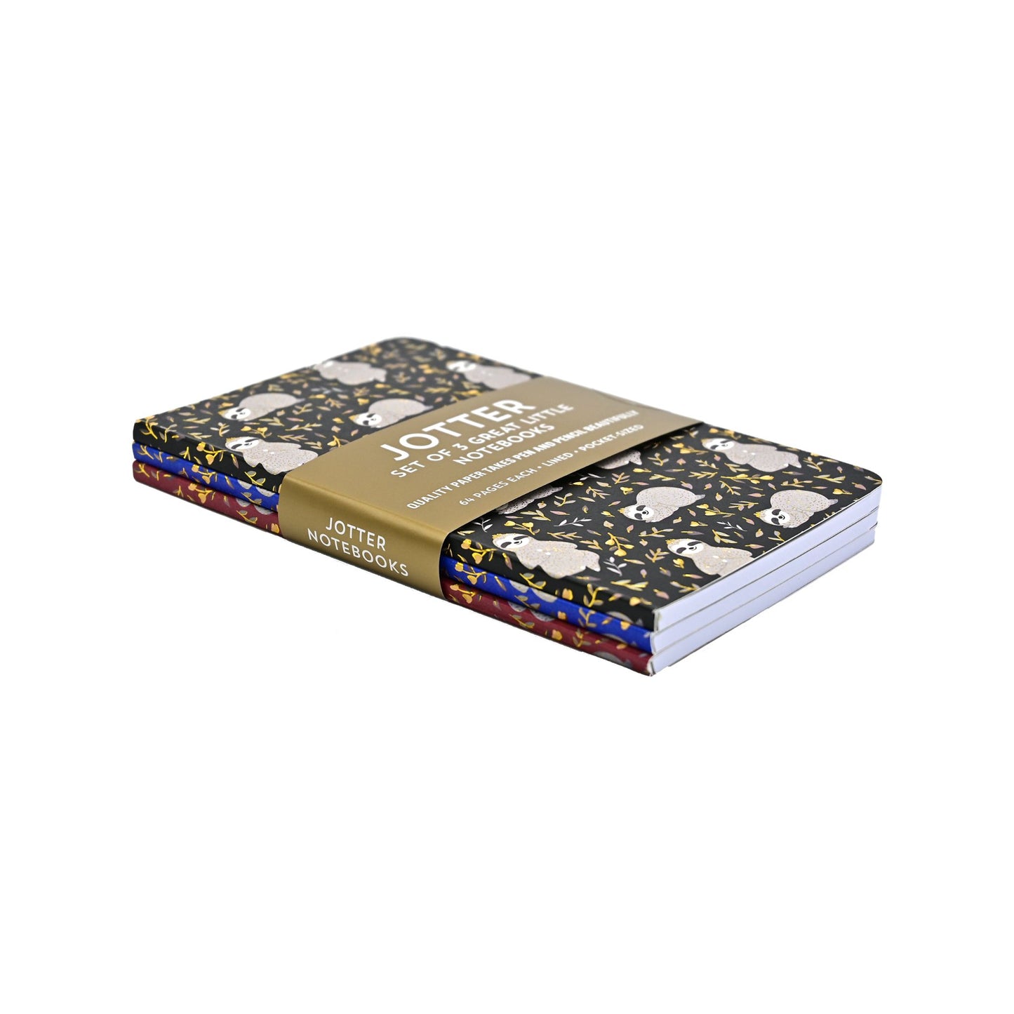 Peter Pauper Press - Jotter Mini Notebooks: Sloths