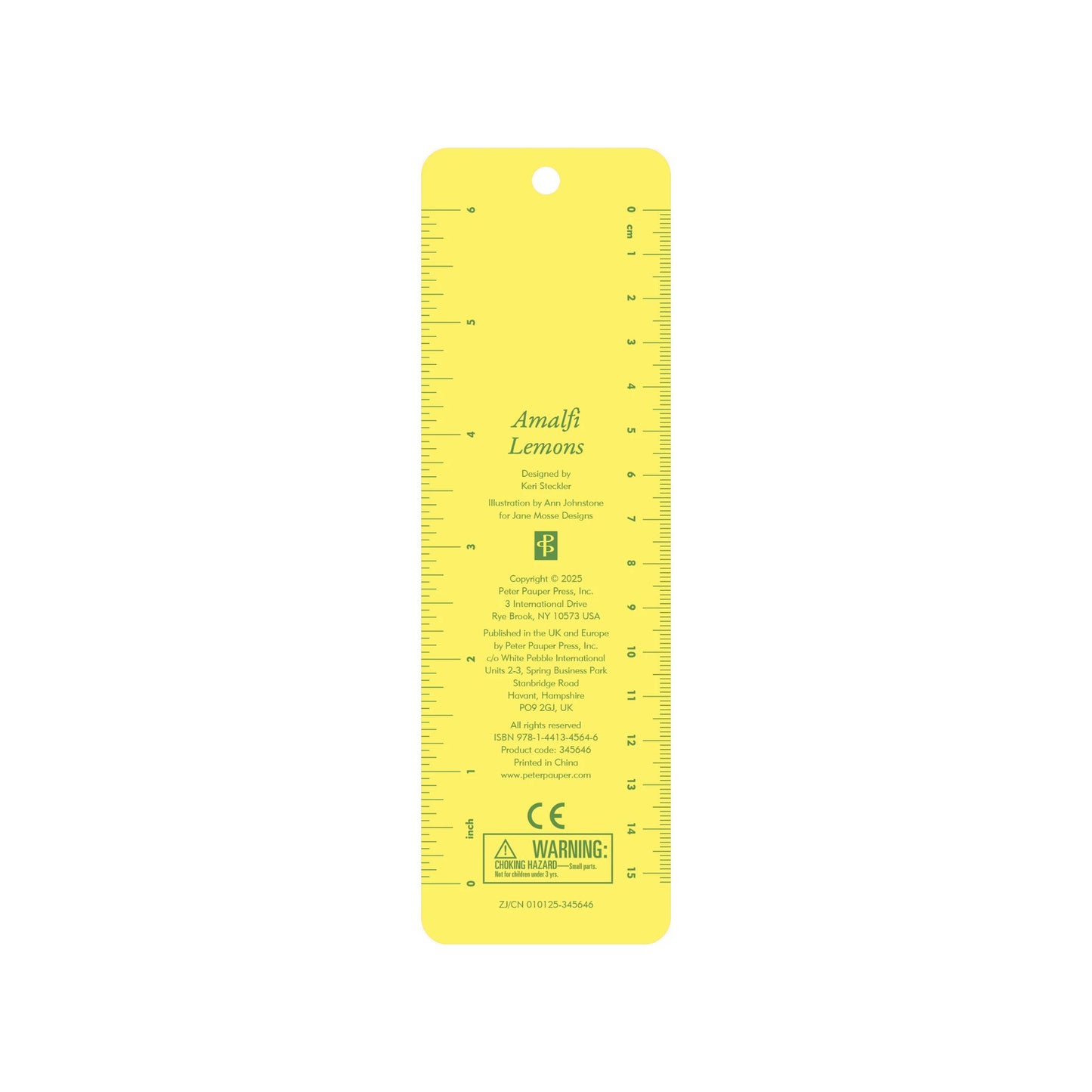 Peter Pauper Press - Amalfi Lemons Beaded Bookmark