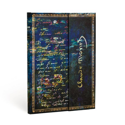 Paperblanks - Embellished Manuscripts Collection: Monet (Water Lilies), Letter to Morisot (midi, lined)