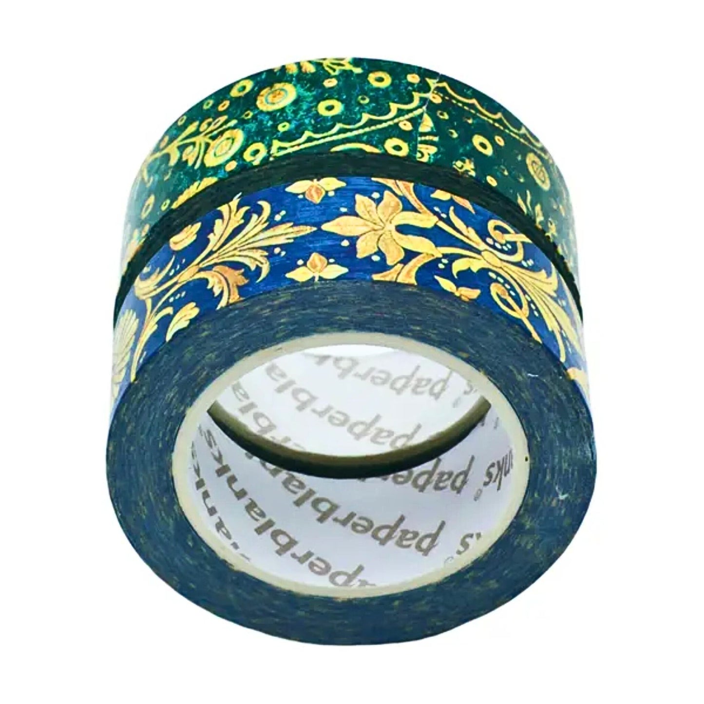 Paperblanks - Washi Tape Mixed Pack: Emerald Flower & Silk Sky