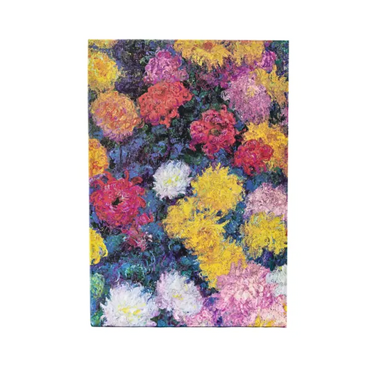 Paperblanks - Monet's Chrysanthemums (midi, lined)