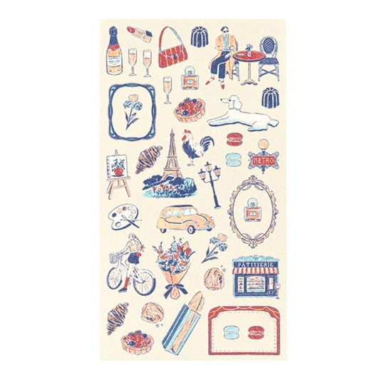 MIDORI - Country Motif - France Stickers