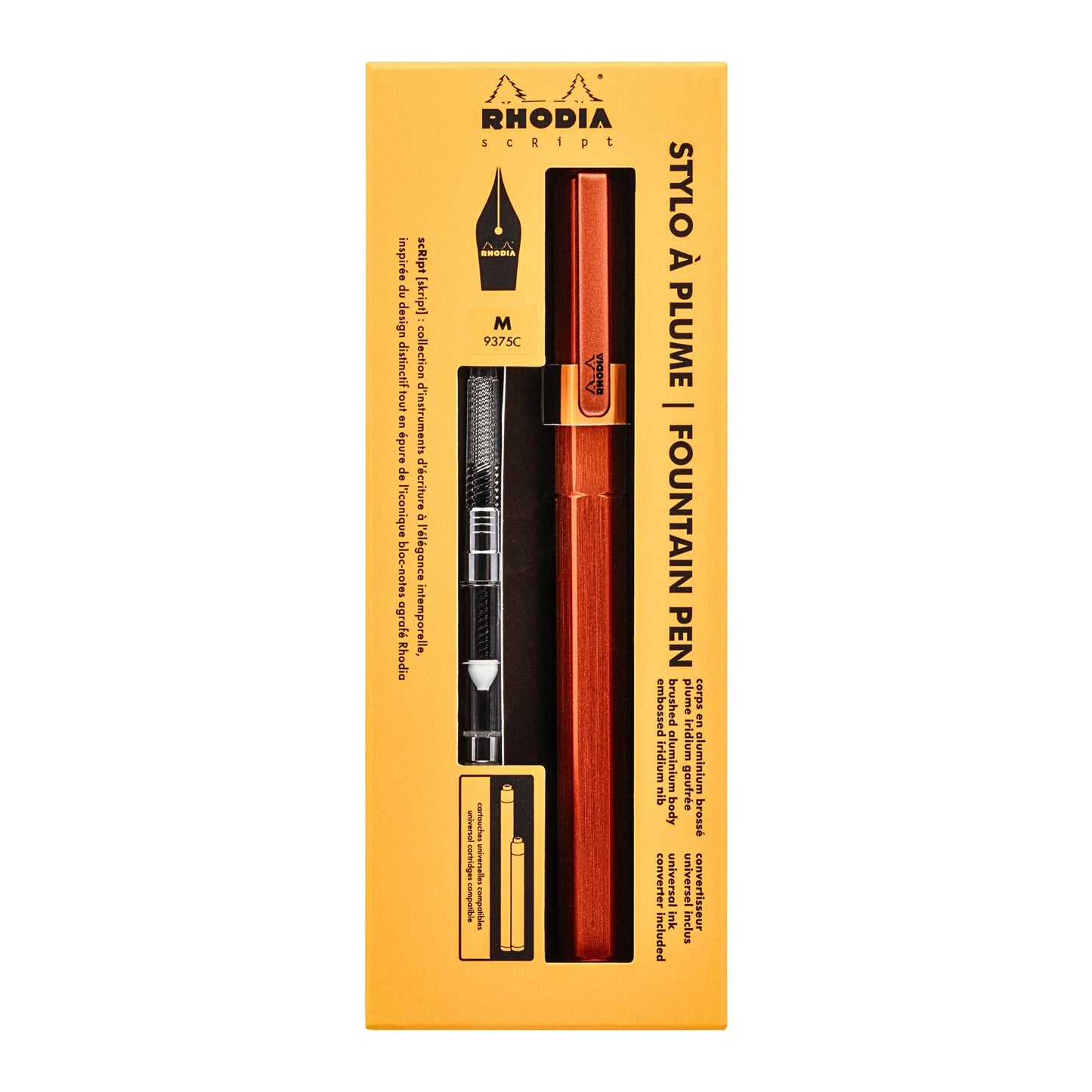 Rhodia - scRipt Fountain Pen - Medium - Orange