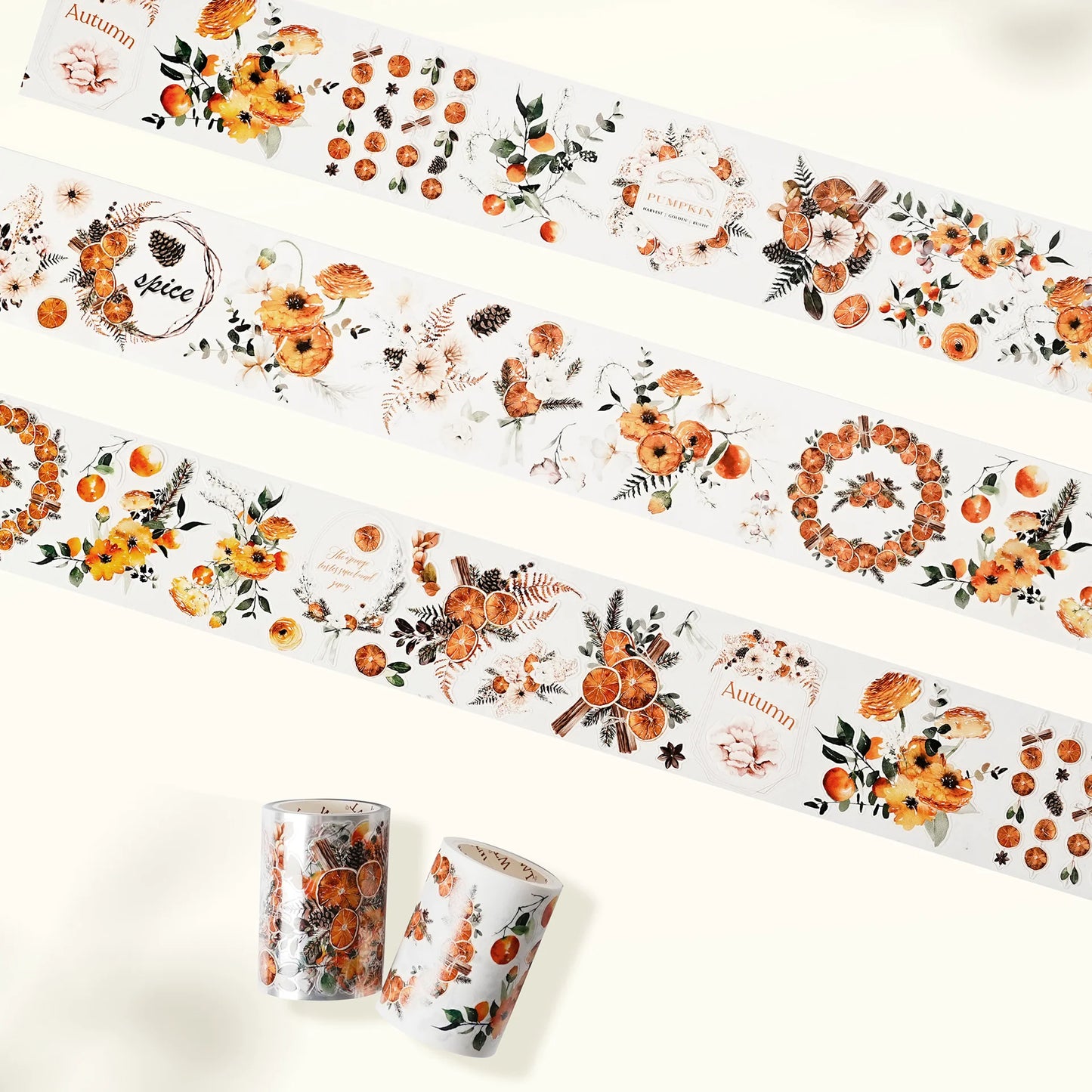 WT - Autumn Spice Wide Washi/PET Tape