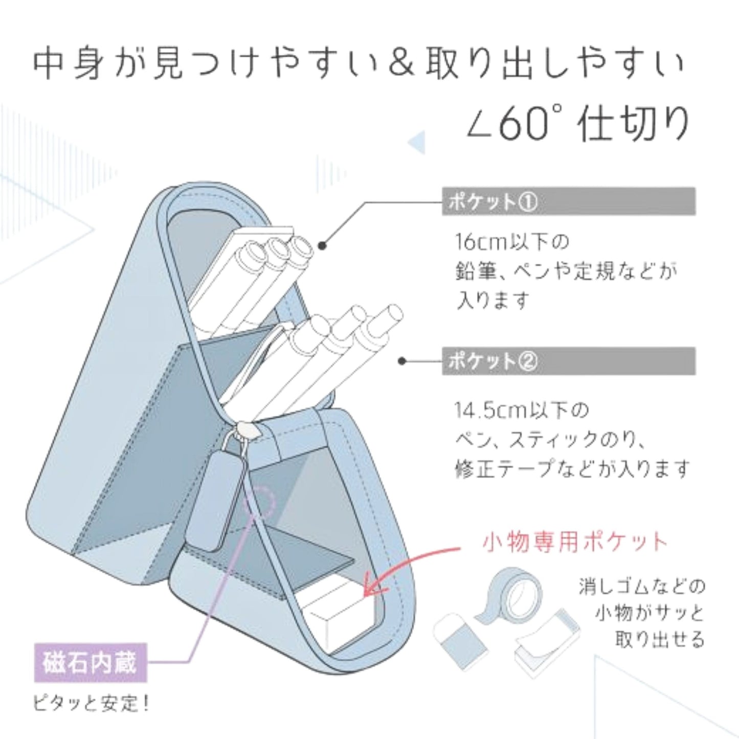 Sonic - Kakusta Sheer - Portable Pen Stand - White