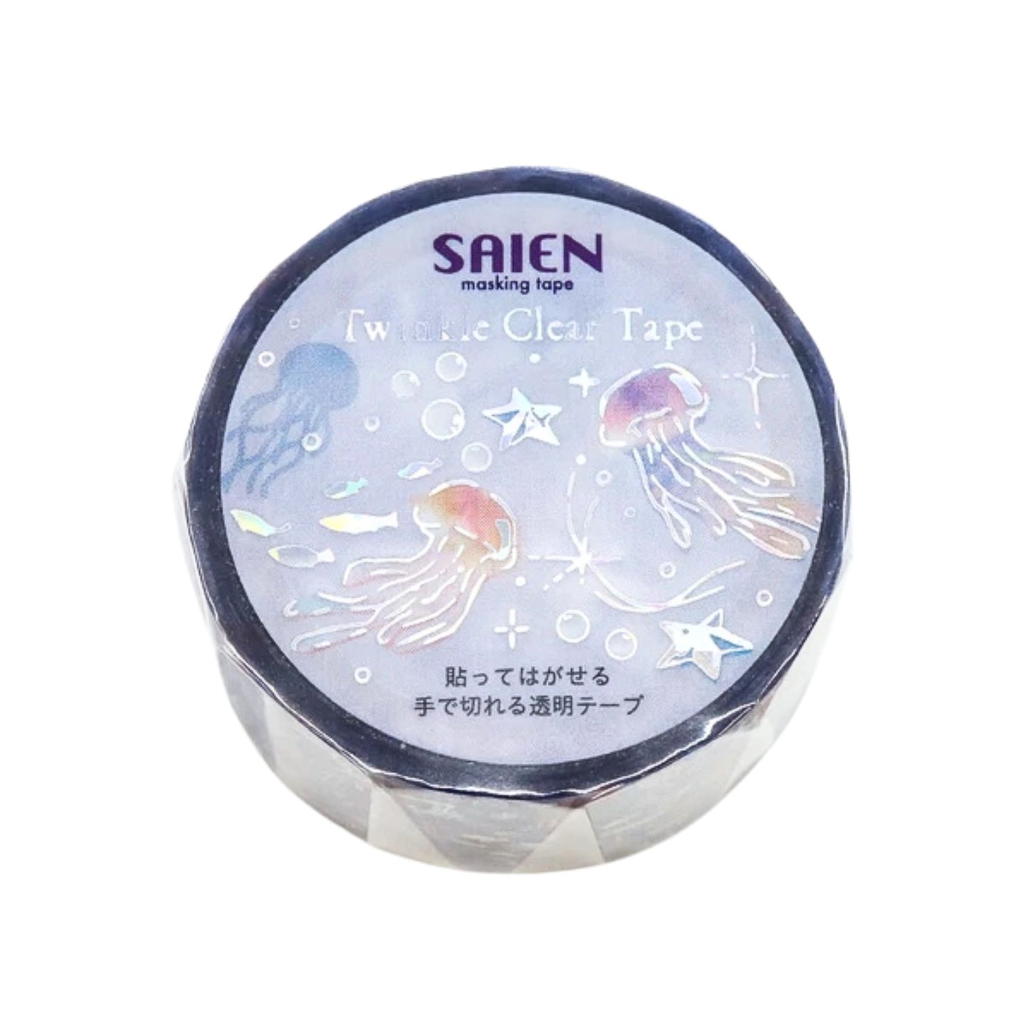 SAIEN - PET - Twinkle Clear Tape - Jellyfish