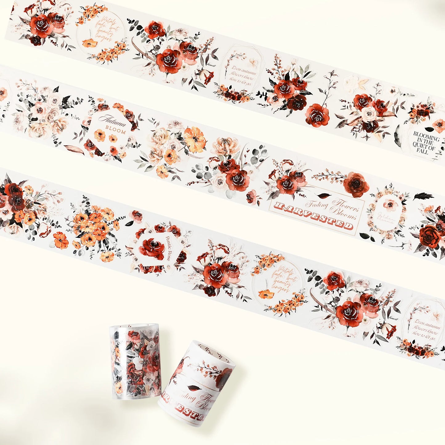 WT - Harvested Bloom Wide Washi/PET Tape