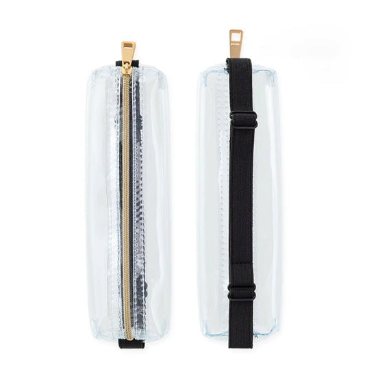 MIDORI - B6-A5 Book Band Pen Case: Clear A