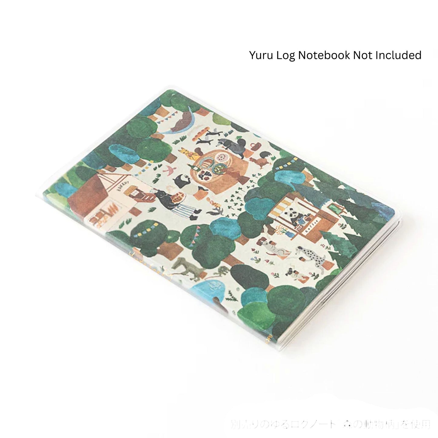 MIDORI - Yuru Log B6 Notebook Cover: Clear