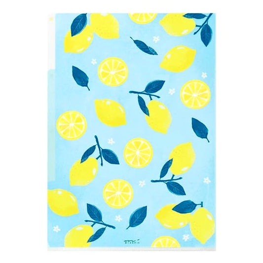 MIDORI - 3-Pocket File: Lemon