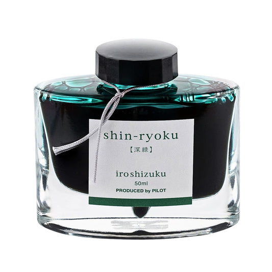 PILOT - iroshizuku - Fountain Pen - Ink Bottle - 50ml - Forest Green - shin-ryoku