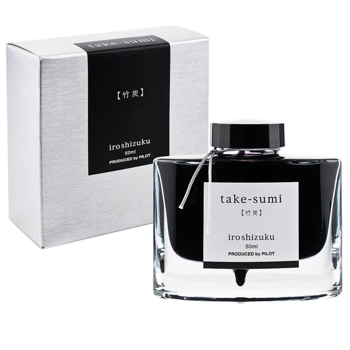 PILOT - iroshizuku - Fountain Pen - Ink Bottle - 50ml - Bamboo Charcoal - take-sumi