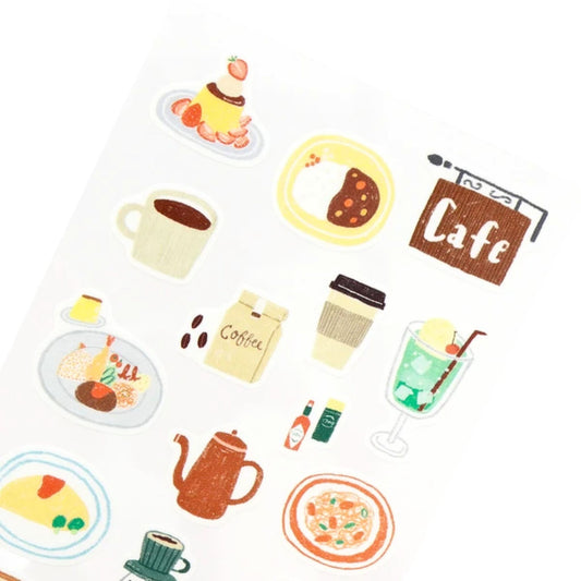 SAIEN - Tomatomayu - Planner Stickers - Café