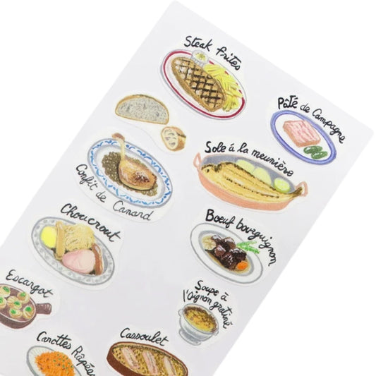 SAIEN - Kimiko Iguchi - Planner Stickers - Paris Bistro