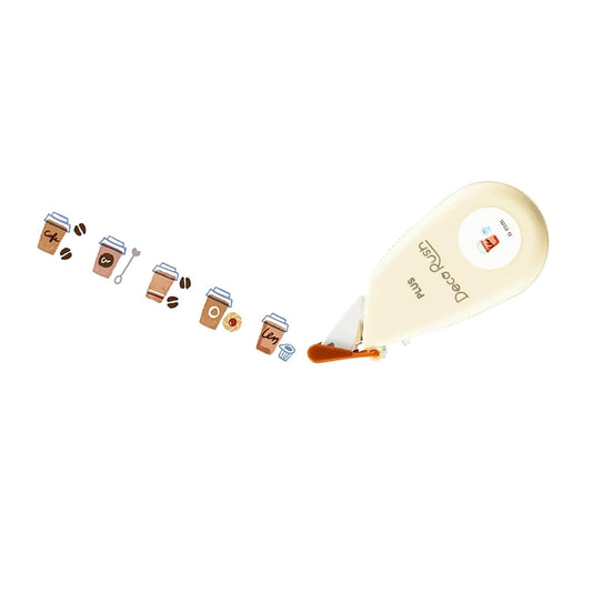 PLUS - Deco Rush Decoration Tape: Cafe