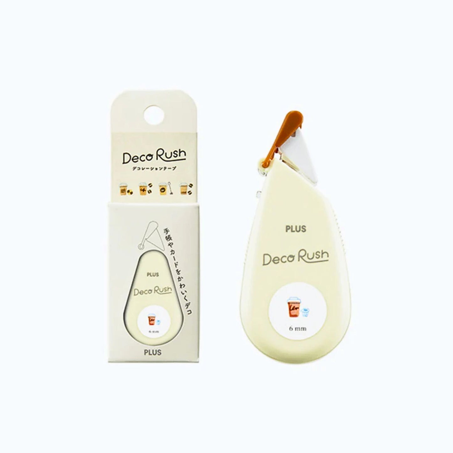 PLUS - Deco Rush Decoration Tape: Cafe