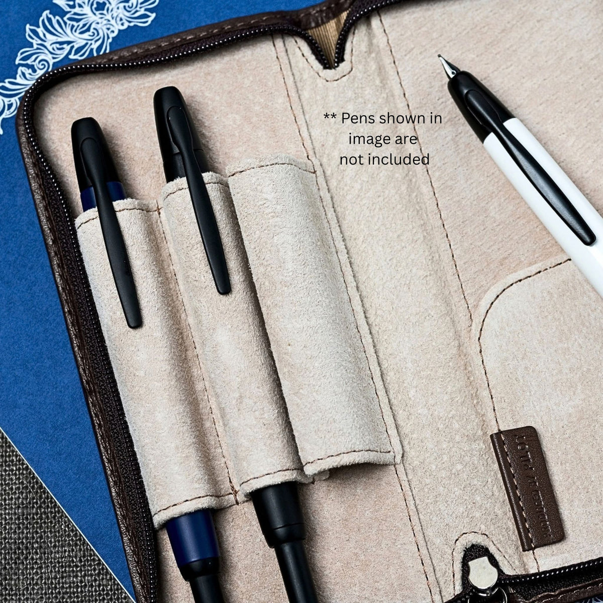 PILOT - Pensemble - Leather - 3-Pen Case - Dark Brown