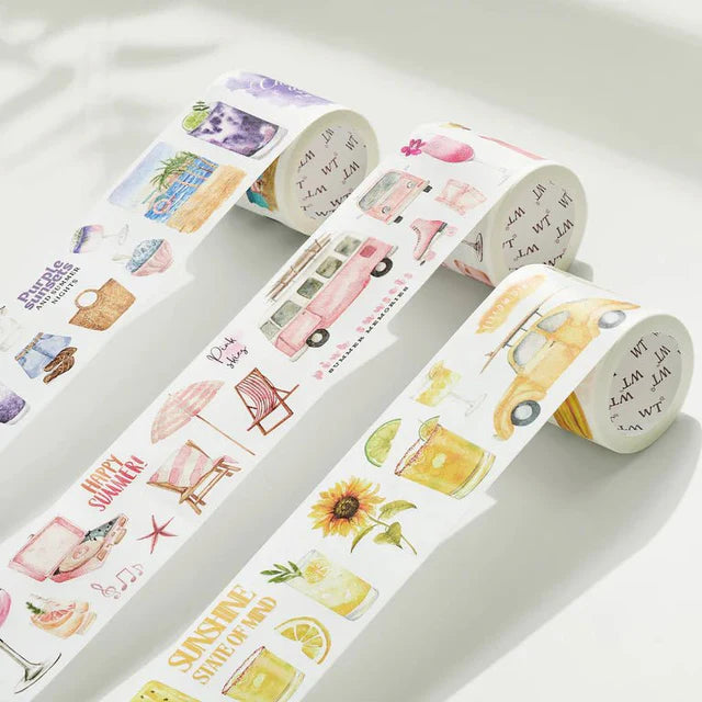 WT - Tropical Sips Washi Tape Sticker Set