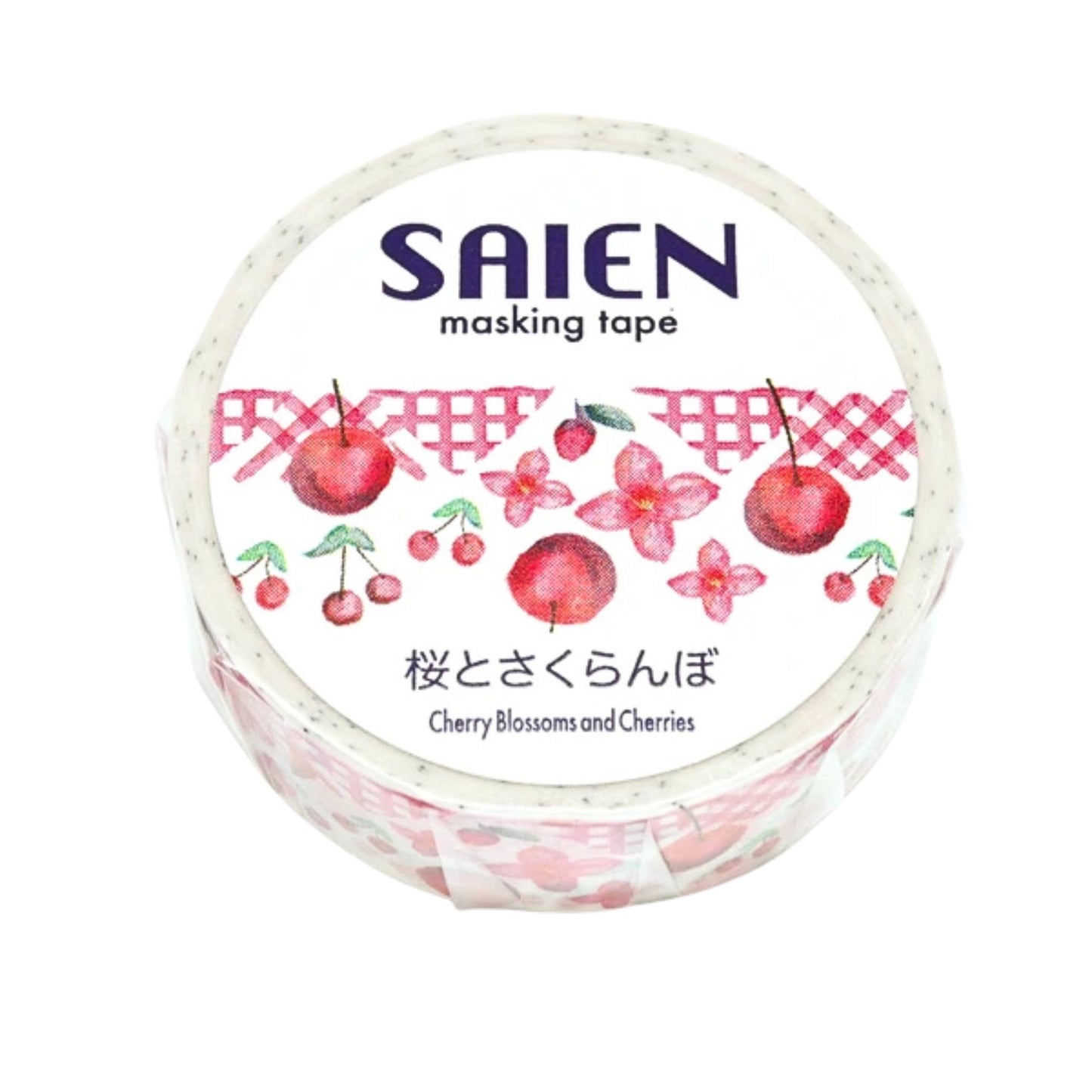SAIEN - Washi Tape - Cherry Blossoms & Cherries