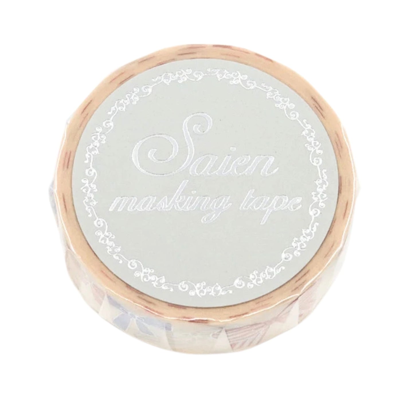SAIEN - Washi Tape - Silver Foil - Sparkly Ribbon