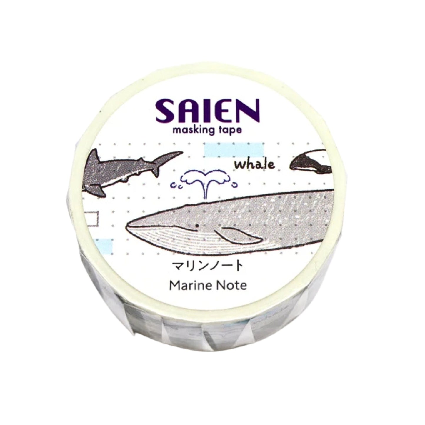 SAIEN - Washi Tape - Marine Note