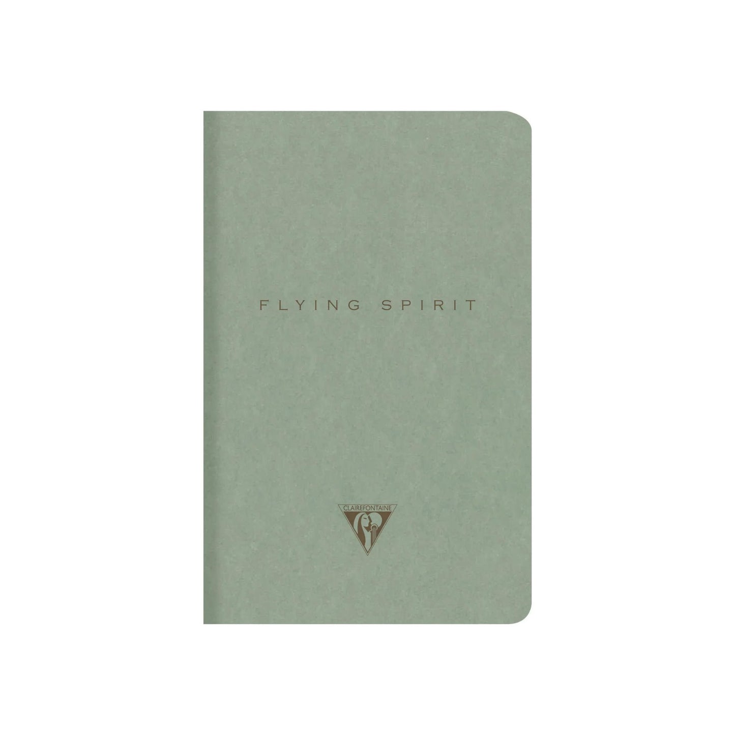 Clairefontaine - Flying Spirit Lined Cahier Notebook: Eucalyptus Green - Bird