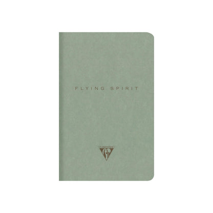 Clairefontaine - Flying Spirit Lined Cahier Notebook: Eucalyptus Green - Bird