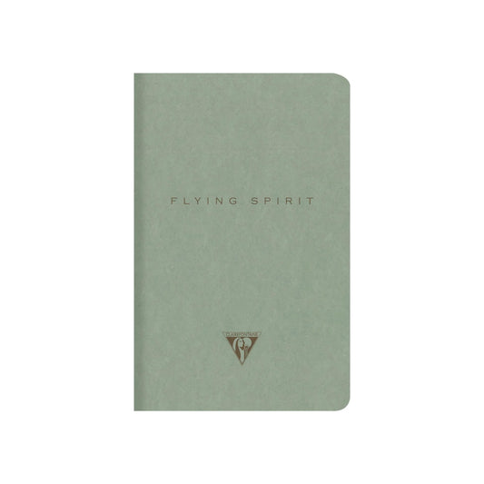 Clairefontaine - Flying Spirit Lined Cahier Notebook: Eucalyptus Green - Bee