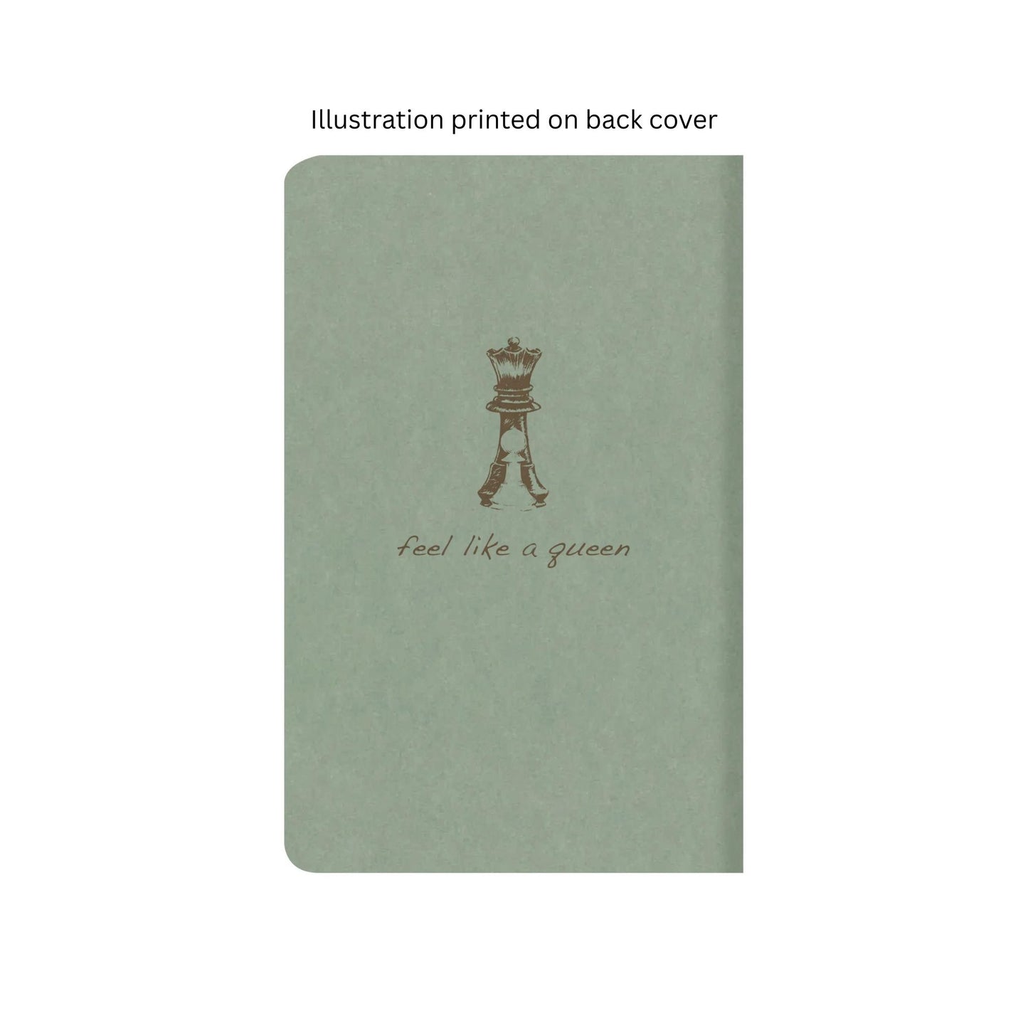 Clairefontaine - Flying Spirit Lined Cahier Notebook: Eucalyptus Green - Queen