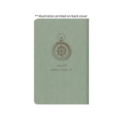 Clairefontaine - Flying Spirit Lined Cahier Notebook: Eucalyptus Green - North