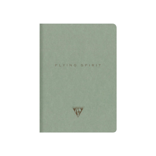 Clairefontaine - Flying Spirit Lined A5 Cahier Notebook: Eucalyptus Green - Bee