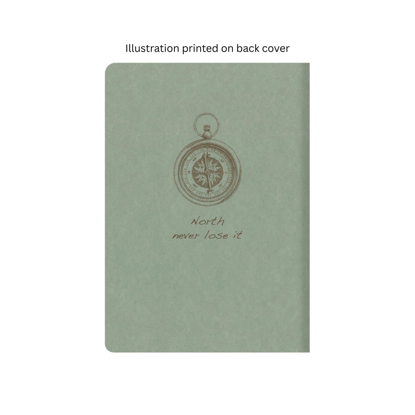 Clairefontaine - Flying Spirit Lined A5 Cahier Notebook: Eucalyptus Green - North