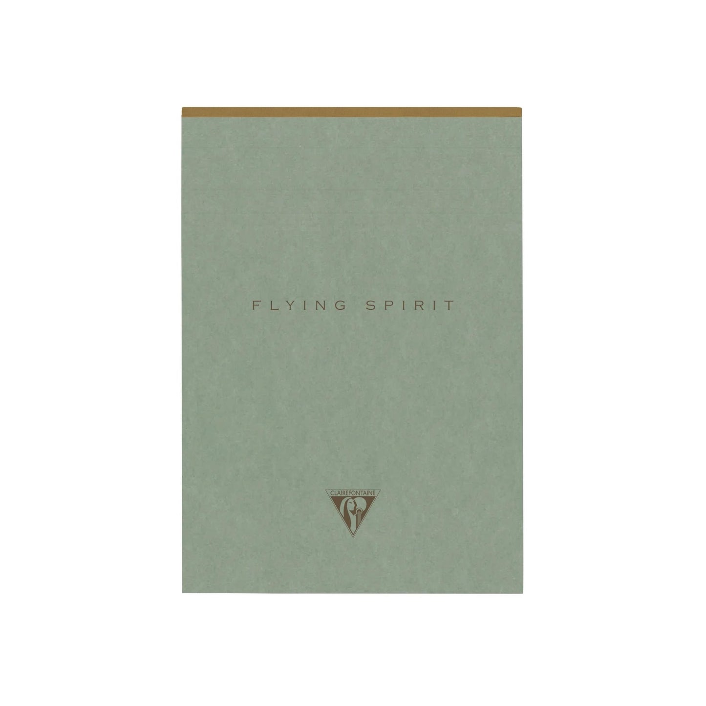 Clairefontaine - Flying Spirit Lined A5 Notepad : Eucalyptus Green - Queen