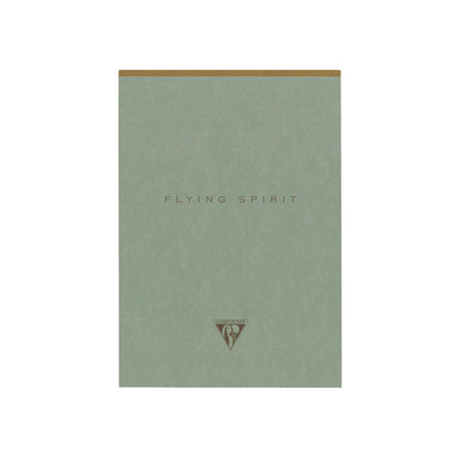 Clairefontaine - Flying Spirit Lined A5 Notepad : Eucalyptus Green - Queen